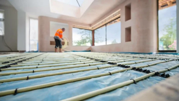 under floor heating pipe